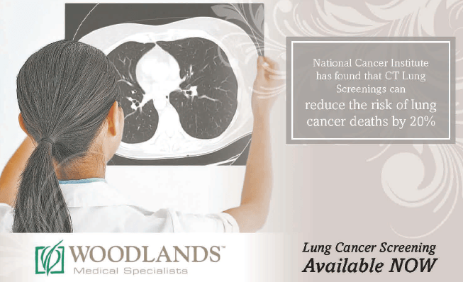 Woodlands Medical Specialists Offers CT Lung Screenings